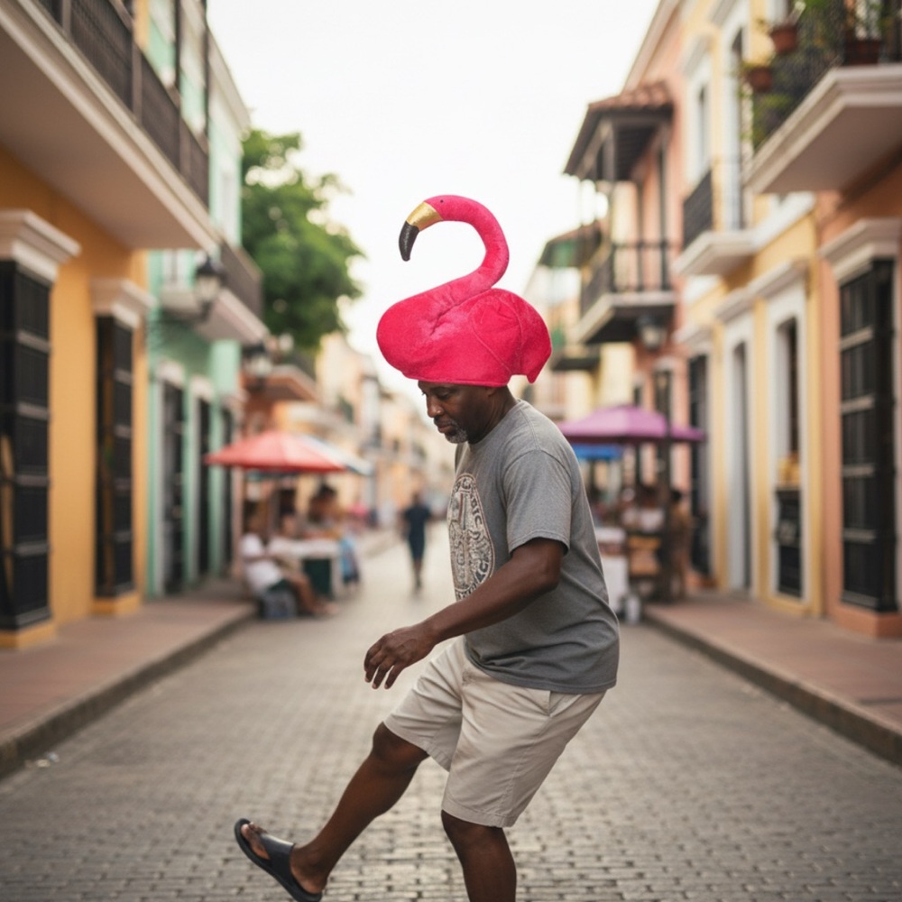 Pink Flamingo Hat NWOT - Picture 2 of 9